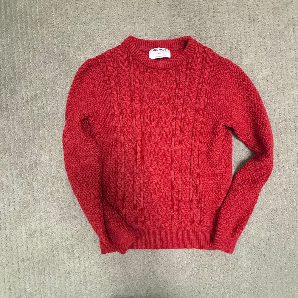 Old Navy, Cable Knit Sweater, Boy's, Size Medium